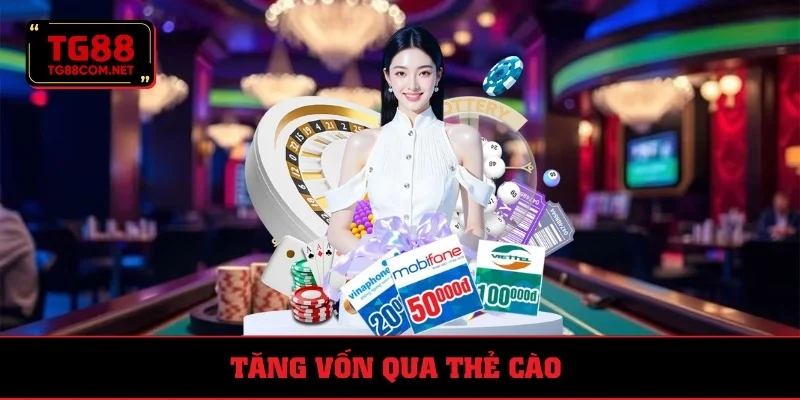 Nộp vốn với thẻ cào